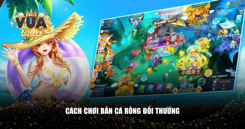 Luật chơi của bắn cá rồng cũng tương tự với các trò chơi bắn cá khác