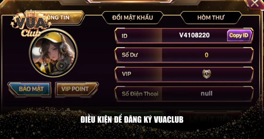 Người chơi cần đáp ứng được một số điều kiện