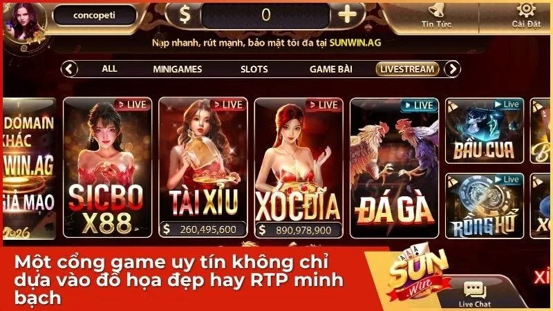 Một cổng game uy tín không chỉ dựa vào đồ họa đẹp hay RTP minh bạch